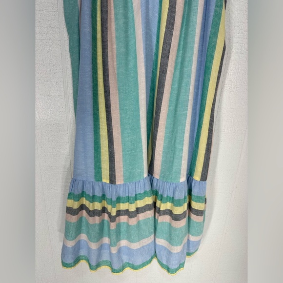 Rails Ari dress multi colored stripe linen blend size XL - Picture 4 of 10